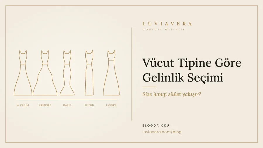 Vücut Tipine Göre Gelinlik Seçimi: Size Hangi Silüet Yakışır?
